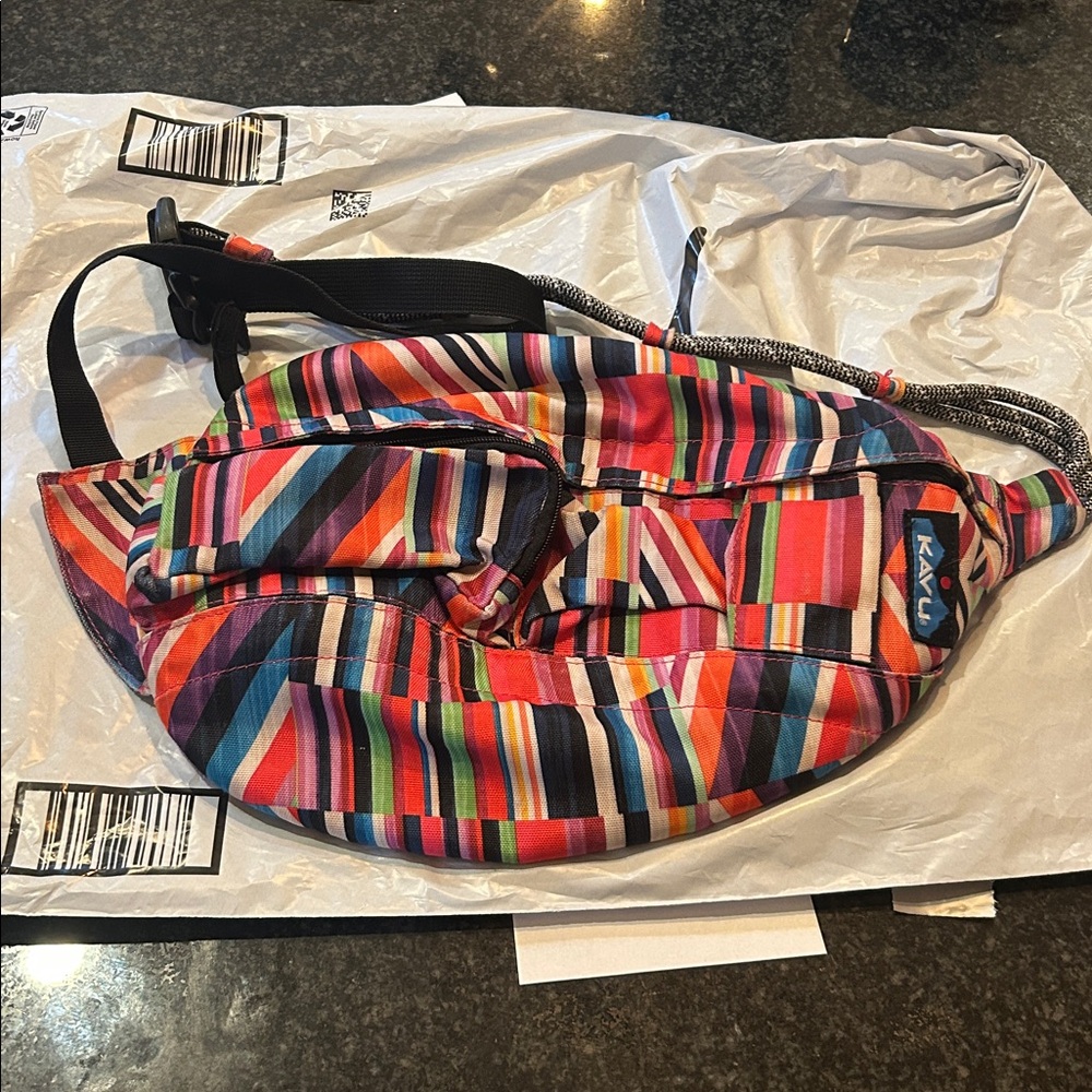 Super cool Kavu multi-colored crossbody bag